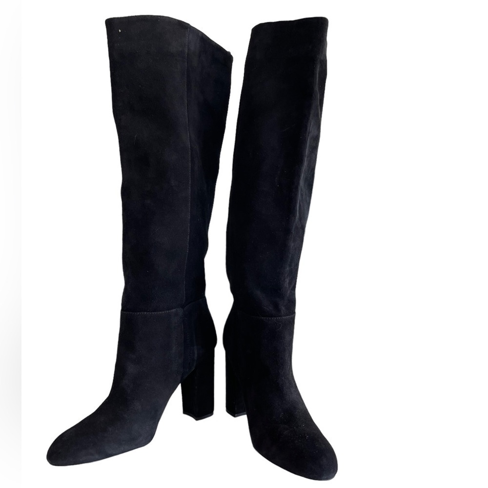 NWOT - Sam Edelman Caprice Knee-High Boot Black Suede Boot Size 9.5 no box - Picture 7 of 13